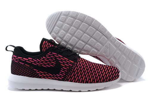 Womens Nike Flyknit Roshe Run Fireberry